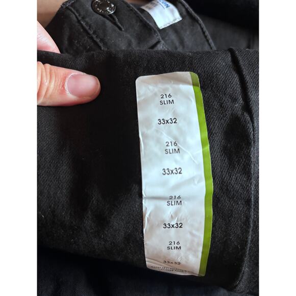 NWT Denizen from Levi's Men's 216 Slim Fit Jeans Black Denim Size 33x32 - Picture 6 of 7